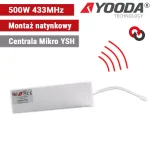 Centralka serii MIKRO dzięki swoim małym rozmiarom przeznaczona jest do montażu w boczku skrzynki roletowej