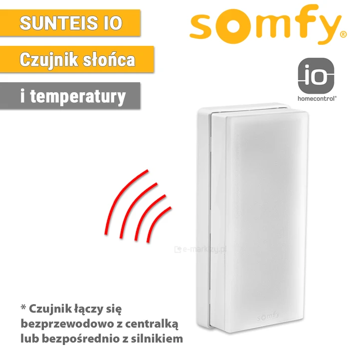 Somfy Sunteis IO – czujnik słońca i temperatury 1871306