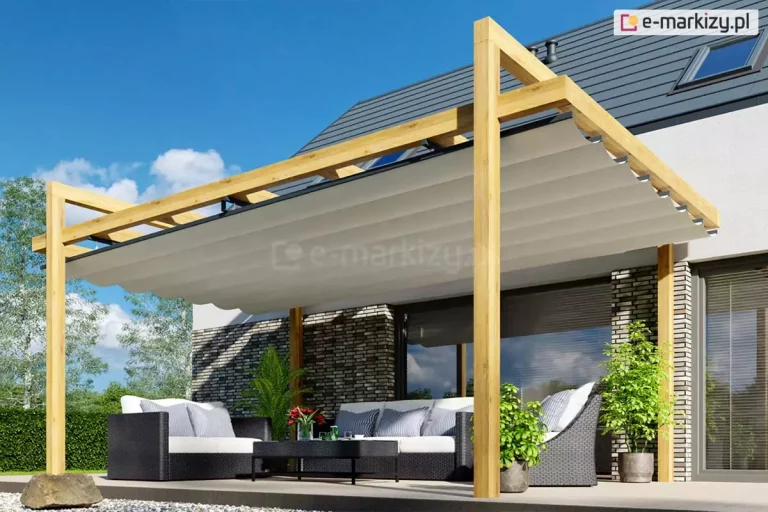 Pergola Drewniana Kolumnowa Moza – Wolnostojąca
