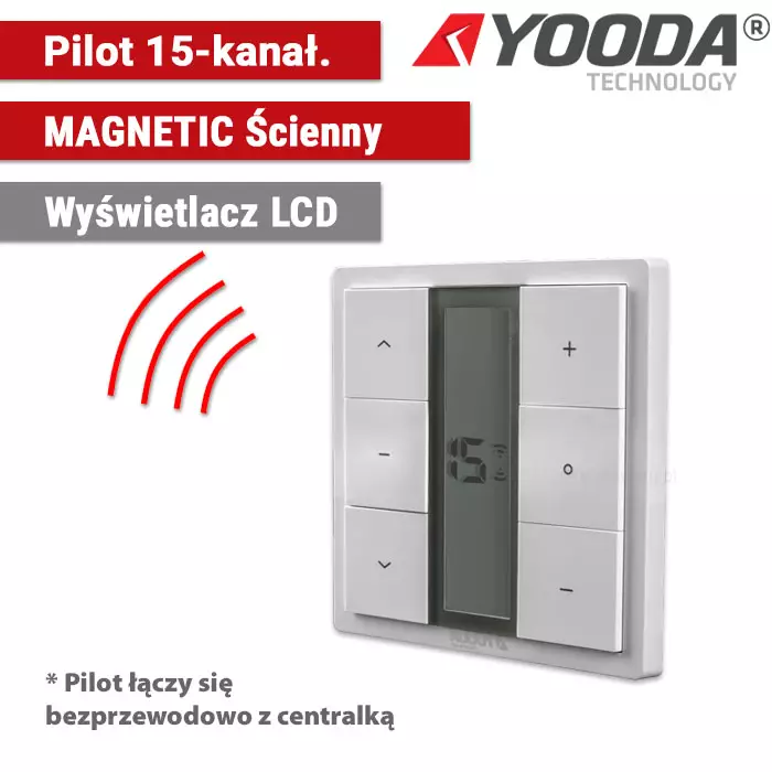 Pilot ścienny MAGNETIC 15-kanałowy 1711673