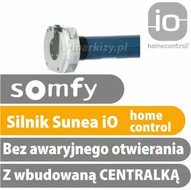 Somfy Sunea IO S50 – do markiz bez awaryjnego otwierania z wbudowaną centralką