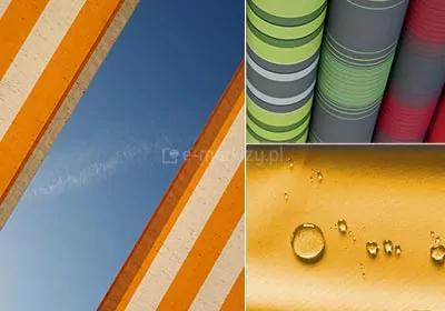 wzornik kolorów tkanin do markiz Koszowych