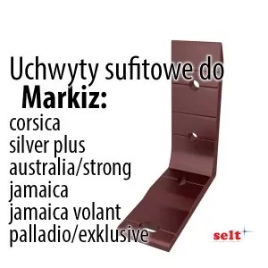 Uchwyt markizowy do modeli firmy Selt służący do montażu do sufitu