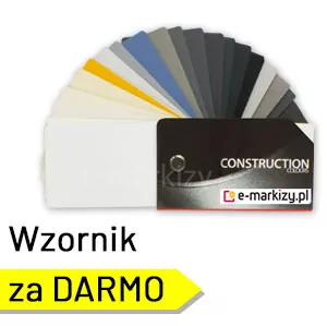 Kompletny wzornik z próbkami kolorów konstrukcji do żaluzji fasadowych za darmo