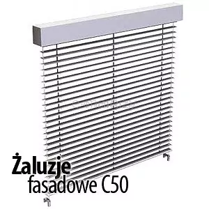 Żaluzje fasadowe C50