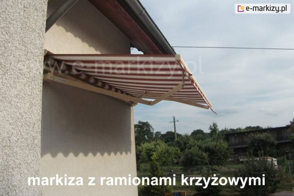 markiza tarasowa silver plus bezkasetowa ramiona markizy