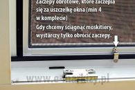 zaczepy moskitiery, moskitiera okienna zaczepy
