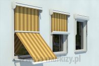 roleta mini bez kasety i prowadnic dzień noc materiałowa