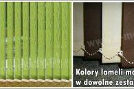 Kolorowe rolety pionowe