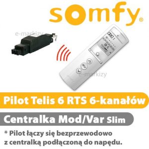 Somfy pilot telis 6 chronis rts pure 1805215 centrala mod/var slim 1810802