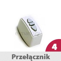 Przełącznik przewodowy z podtrzymaniem natynkowy