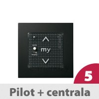Pilot ścienny cz. Smoove 1 RTS + Centrala Uniw. RTS