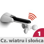 Czujnik wiatru i słońca