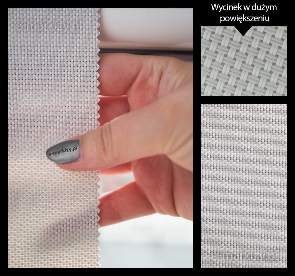 REFLEKSOLE Tkaniny Polyscreen 550 Pearl Linen