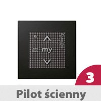 Pilot ścienny Smoove 1 io czarny z ramką