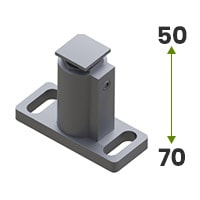 Uchwyt prowadnicy G31 regulowany 50-70mm