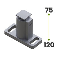 Uchwyt prowadnicy G31 regulowany 75-120mm