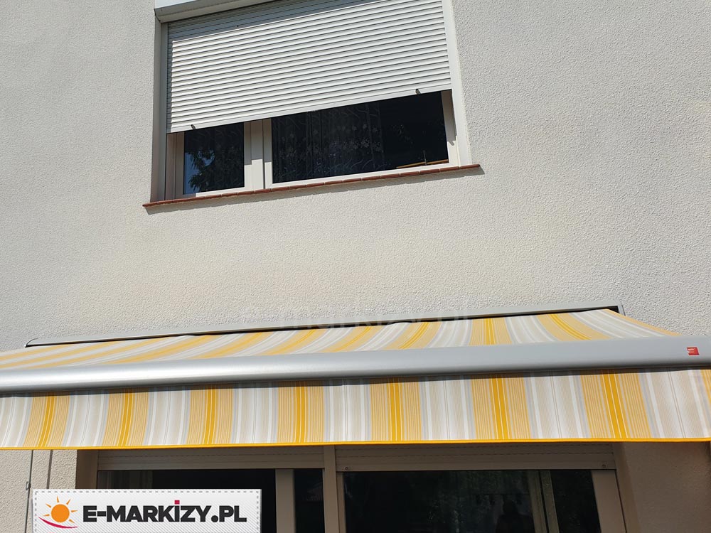Awning over the dakar terrace, awning over the patio door, large-size awning