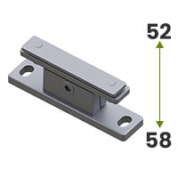 Uchwyt prowadnicy GC30F regulowany 52-58mm