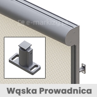 Na uchwytach do ramy/ściany (p. wąska, k. samonośna)
