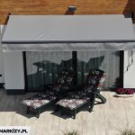 Markiza bez kasety ochronnej, osłona malta, Markiza nad ogród