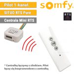 Automatyka do refleksoli, somfy pilot situo rts pure 1810636, Pilot Situo 1 - 1szt + centralka Mini RTS