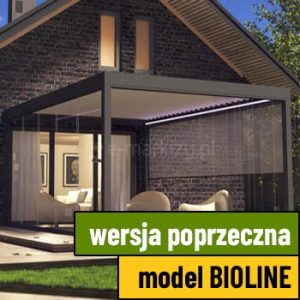 Pergola Lamelowa Przyścienna Bioline Poprzeczna wycena