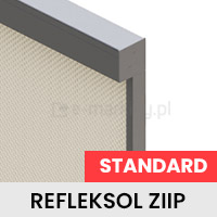 Refleksol ZIIP (kaseta kwadratowa) - wysokość standard
