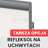 Refleksol na uchwytach (kaseta półokrągła)