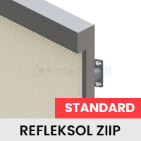 Refleksol ZIIP (kaseta kwadratowa) - wysokość standard