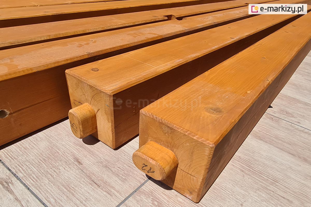 Pergola drewniana belki konstrukcyjne, pergola drewniana juko elementy