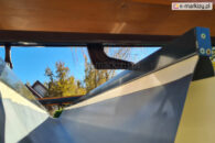 Dach podwieszany supro clasic, belki tkaniny dachu tarasowego