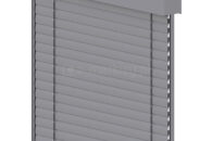 Wizualizacja żaluzja fasadowa c80 z zamkniętymi lamelami