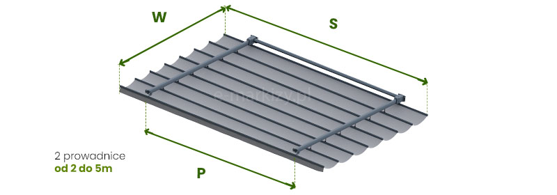 Dach Podwieszany Supro Plus - wymiarowanie dla dachu podwieszanego, Dach międzyścienny supro plus pomiary
