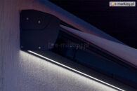 Pasek oświetlenia taśmowego w markizie corsica w barwie zimnej
