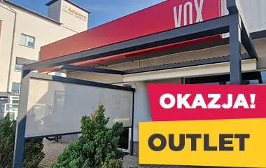 Promocja outlet pergola tkaninowa luxo 4x3m