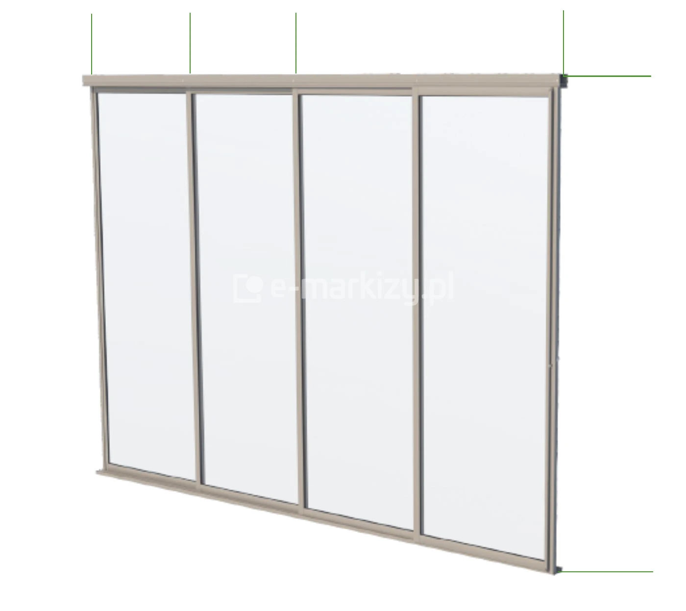 Sposob pomiaru systemu drzwi przesuwnych sotro 1 selt