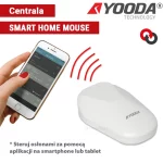 Centralka pozwala na zarządzanie produktami z serii YOODA Smart Home Mouse, dwukierunkowo - dając sygnał zwrotny o wykonanej czynności