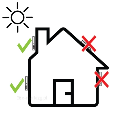 Gdzie zamontowac czujnik sloneczny somfy sunteis