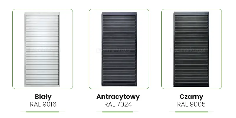 Konstrukcja panelu Auris Louvre występuje w trzech wersjach: biała, antracytowa i czarna.