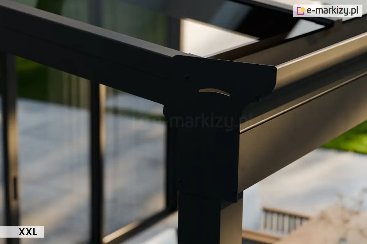 Powiekszona belka przednia terano xxl w kolorze czarnym