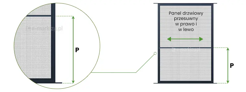 Wysokosc szprosu do moskitiery slider